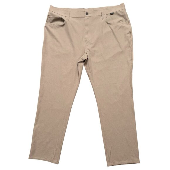 Travis Mathew Pants Mens Size 40 Open To Close 2.0 Performance Golf Beige - Picture 1 of 6